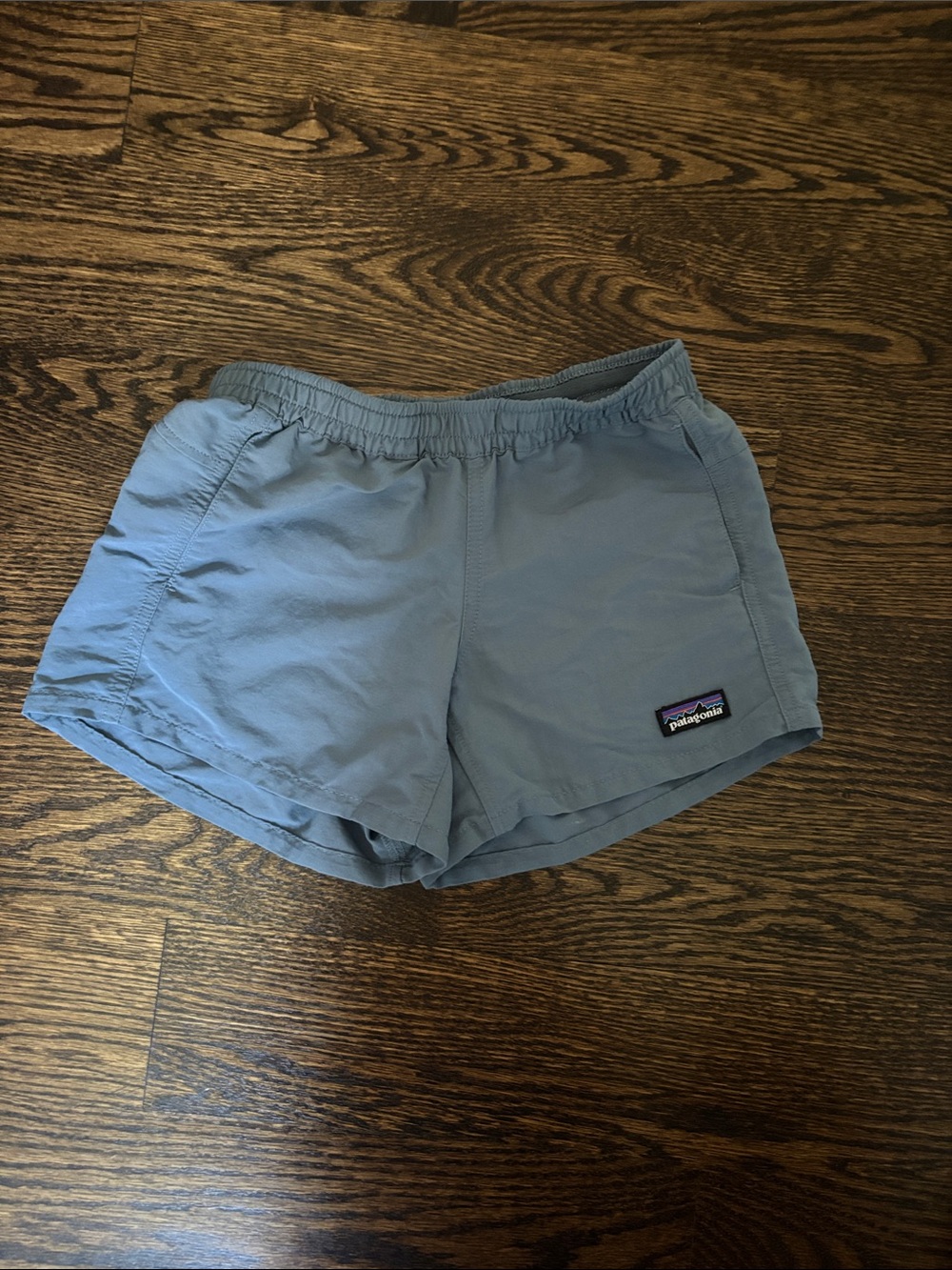 Patagonia Small 7-8 Kids Blue Athletic Shorts